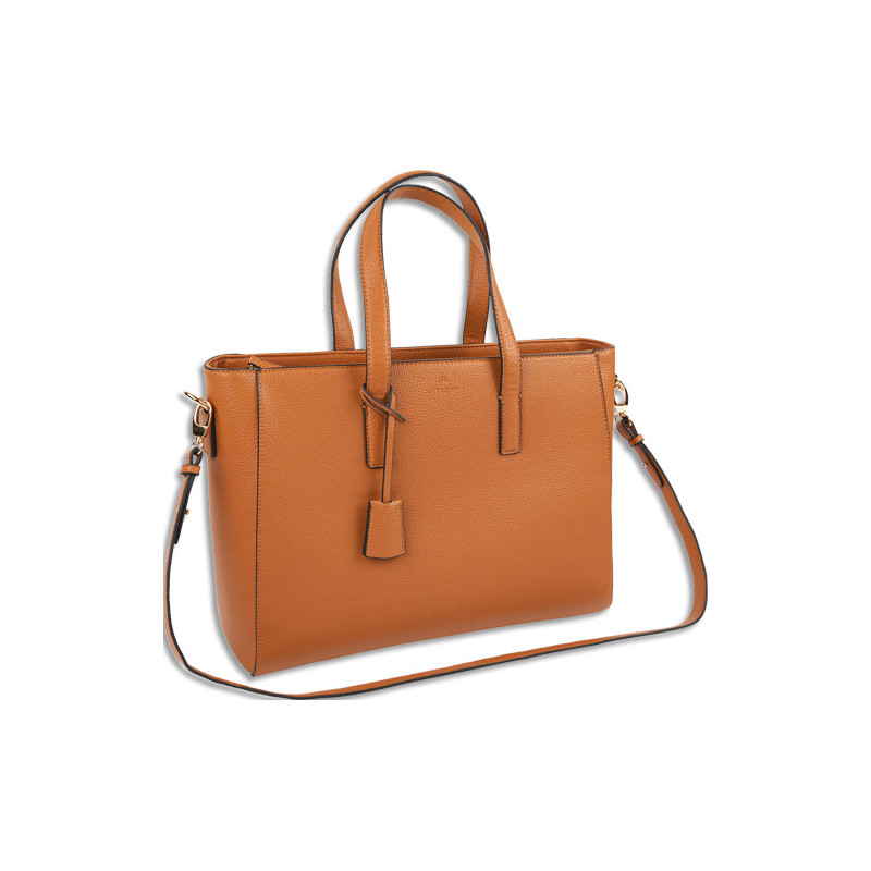 OBERTHUR Sac Cabas Ordinateur 15,6 pouces LADY BRADFORD CAMEL 655372