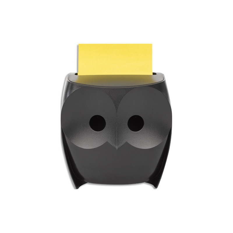 POST-IT Dévidoir Chouette Z-Notes Super Sticky POST-IT + 2 blocs 45 feuilles 75x76mm
