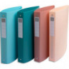 EXACOMPTA Classeur 4 anneaux SKANDI dos 3cm PP recyclé 7&#47;10e. Format A4+. Coloris assortis