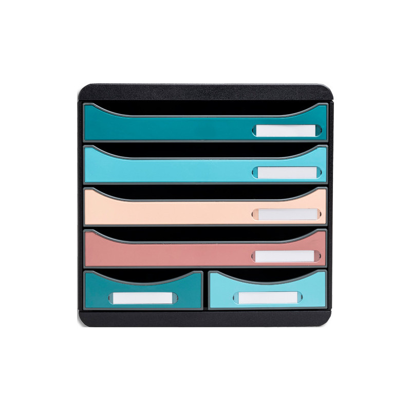 EXACOMPTA Module de classement Big Box Maxi 6 tiroirs SKANDI