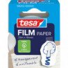 TESA Boîte individuelle 1 rouleau adhésif transparent en papier recyclé 33m x 19mm