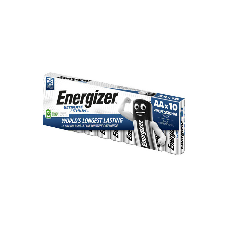 ENERGIZER Lithium 10 piles AA 7638900343526