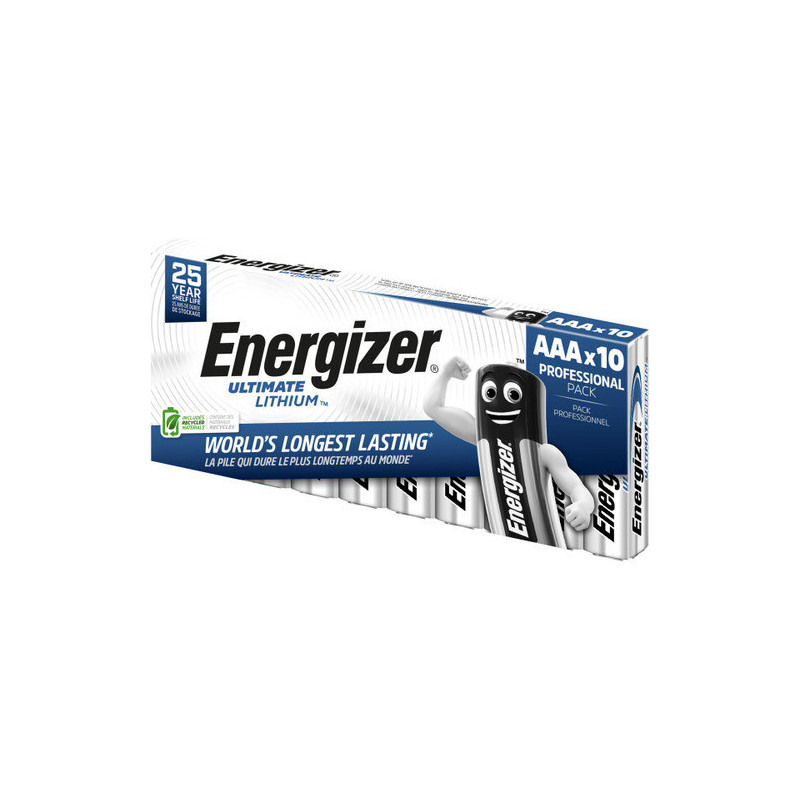 ENERGIZER Lithium 10 piles AAA 7638900343533