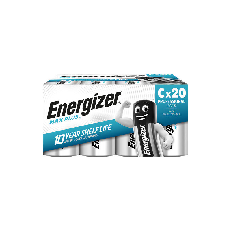 ENERGIZER Max Plus 20 piles C 7638900423341
