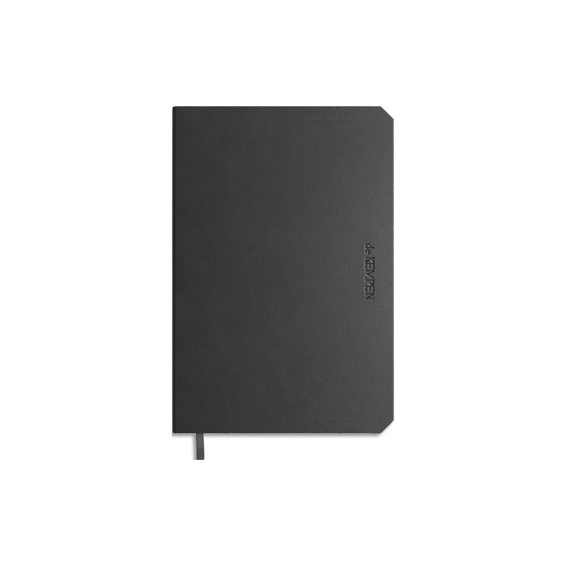 BREPOLS Carnet de KEMPEN ashblack p 11x16 cm ligné - antracyte 5.796.3344.01.6.8