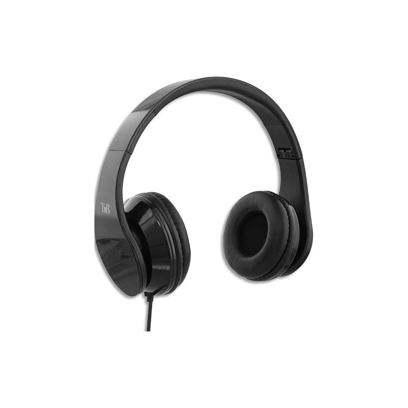 TNB Casque stéréo pliable - noir CSSTREAMBK