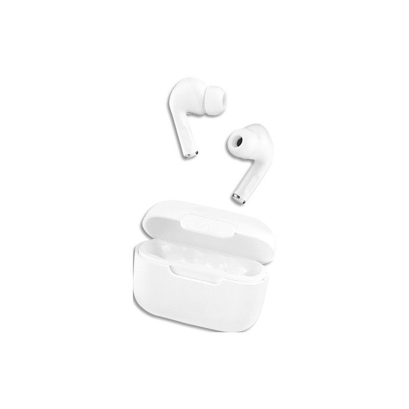 TNB Écouteurs TWS intra-auriculaires avec boîtier de charge - blanc EBFEATWH3IN