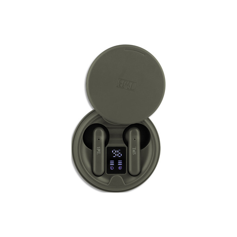 TNB Écouteurs sans fil TWS avec boîtier de charge - vert EBSHINYGN2