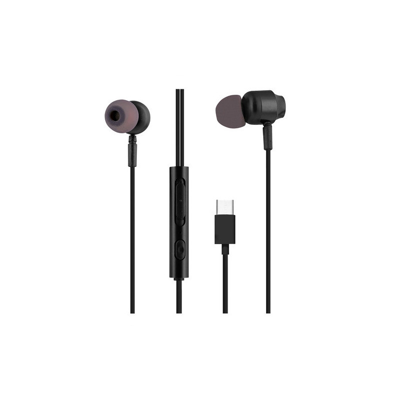 TNB Écouteurs intra-auriculaires digital TYPE C - noir ESTYPEC2BK