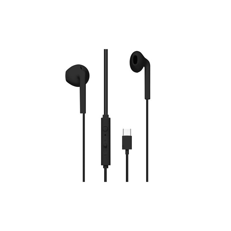 TNB Écouteurs semi intra-auriculaires digital TYPE C - noir ESTYPEC2BK2