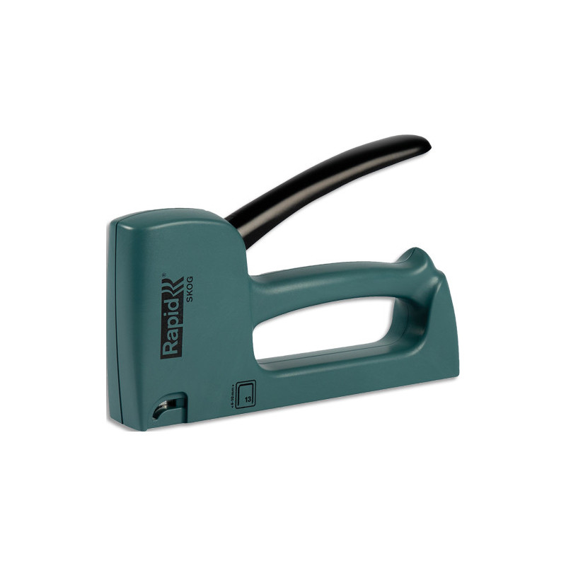 RAPID Agrafeuse murale R13 SKOG capot recyclé à 30%. Coloris vert sauge