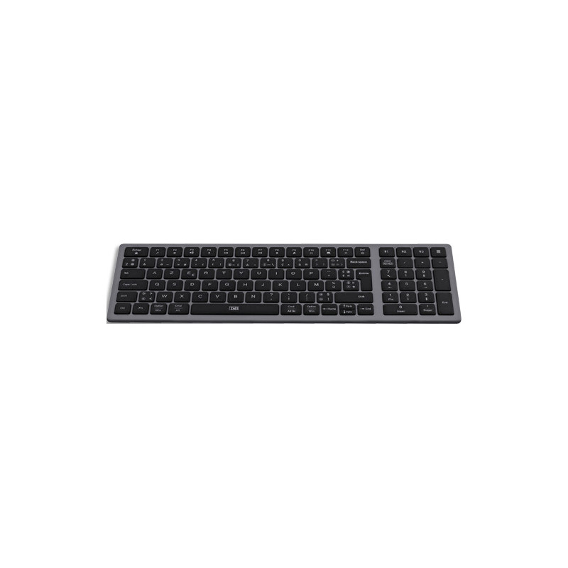 TNB Iclick - clavier bluetooth rechargeable ultra fin - gris bleu KBWPRO