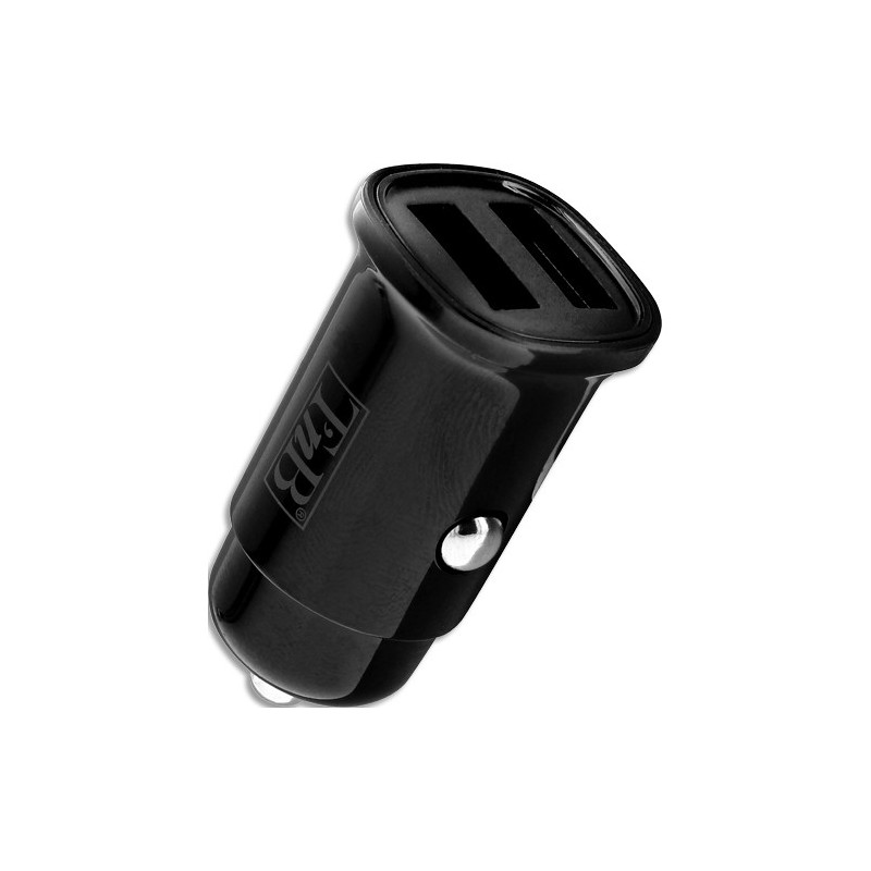TNB Chargeur allume-cigares double usb 2.4a - noir ACGPCAR2A