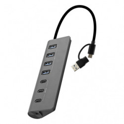 TNB Hub 7en1 usb-a &amp;...