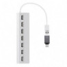 TNB Hub 7 ports usb-a 2.0 - aluminium HUBUSB7ALU