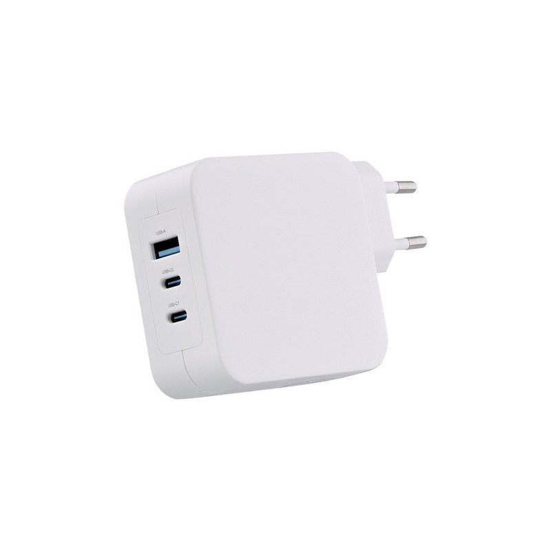 TNB Iclick - chargeur gan 100w usb-c et usb-a - blanc CHNBTINY100