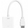 TNB Adaptateur hdmi vers vga - blanc HDMIVGA