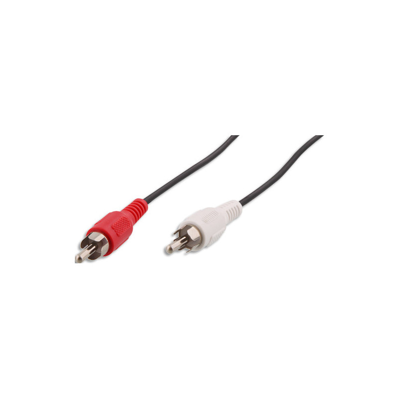 TNB C&acirc;ble 2 rca m/2 rca m 3m - noir RCARCA3