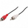 TNB C&acirc;ble 2 rca m/2 rca m 3m - noir RCARCA3