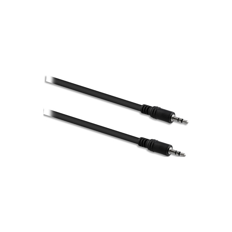 TNB C&acirc;ble jack stéréo 3.5 m/m 0,8m - noir JACK08