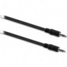 TNB C&acirc;ble jack stéréo 3.5 m/m 0,8m - noir JACK08