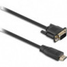 TNB C&acirc;ble hdmi m&acirc;le / vga m&acirc;le 2m - noir HDMIVGA2