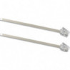 TNB C&acirc;ble rj11 modem m/m 5m - beige RJ115