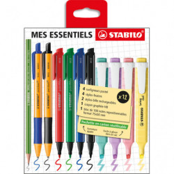 STABILO Pochette zippée 12...