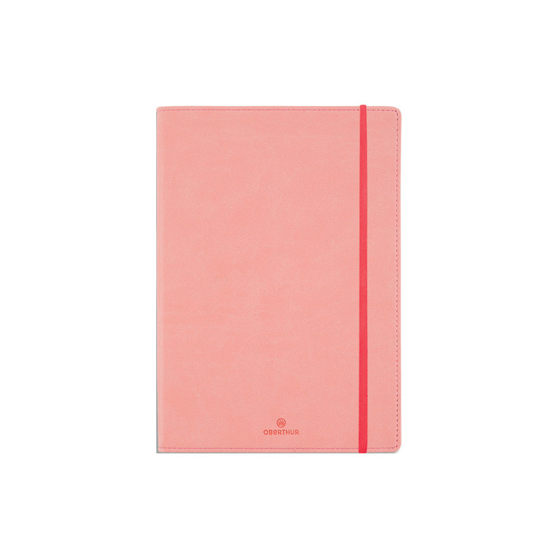 OBERTHUR Carnet a5 carmen peche - 200 pages - souple - ligne 5881303
