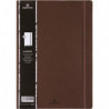 OBERTHUR Carnet a4 balthazar brun - 200 pages - souple - ligne 453410