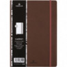 OBERTHUR Carnet a5 balthazar brun - 200 pages - souple - ligne 588411