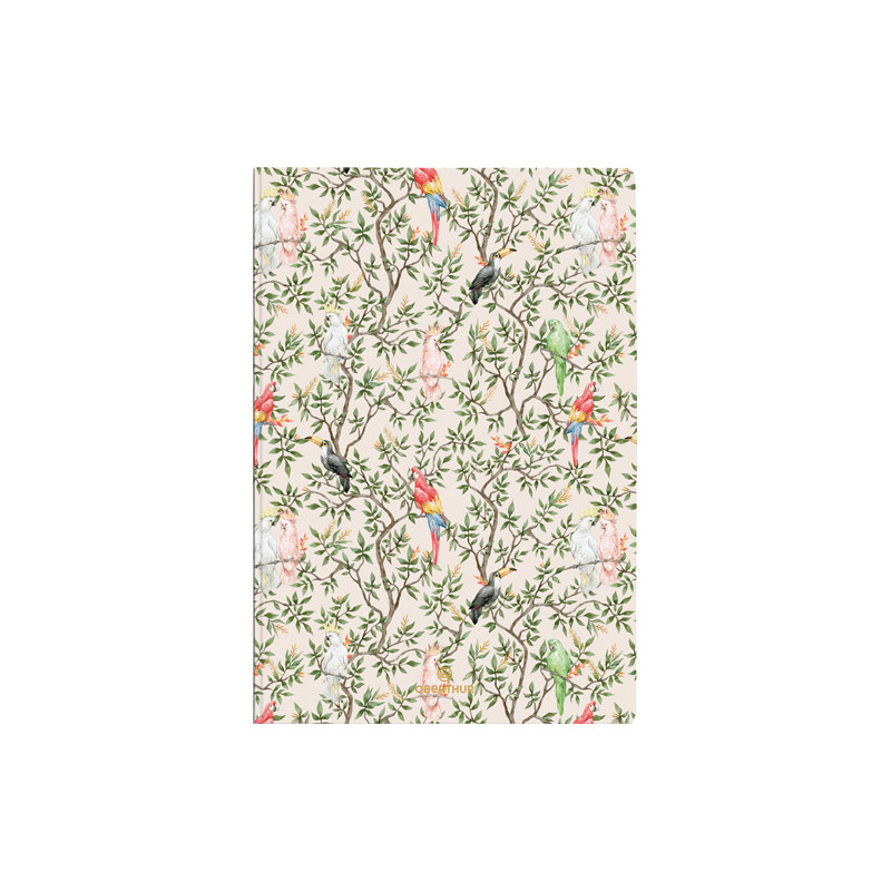 OBERTHUR Carnet a5 bahia ara - 200 pages - souple - ligne 588040