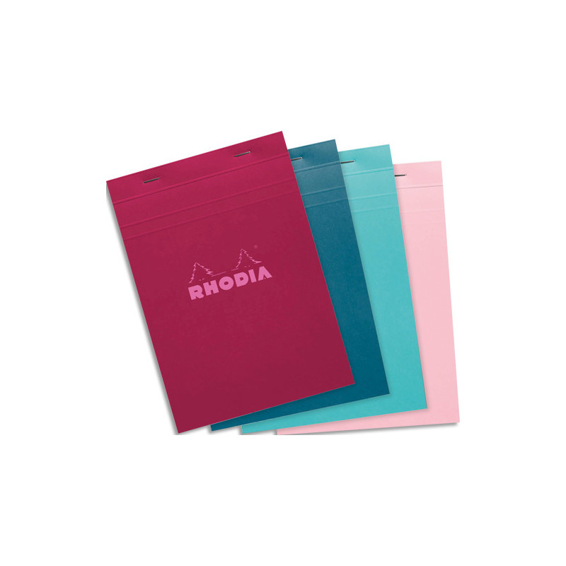 RHODIA Bloc de direction 160 pages n&deg;16 14,8x21cm 5x5. Couverture assortie