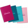 RHODIA Bloc de direction 160 pages n&deg;11 7,4x10,5cm 5x5. Couverture assortie