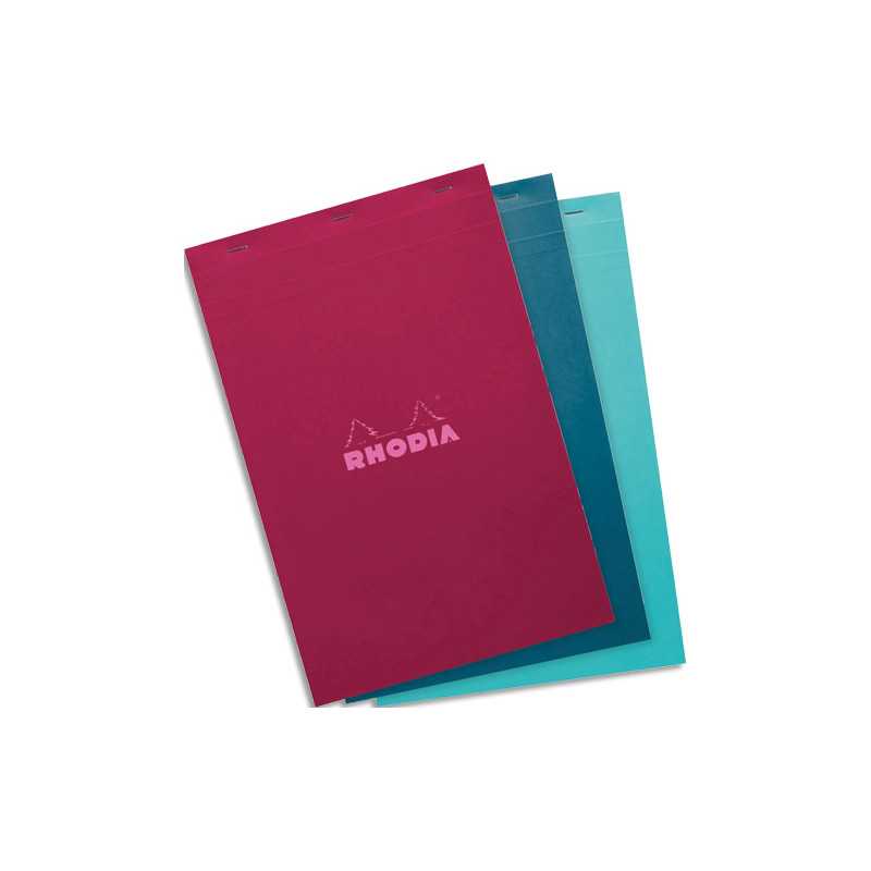 RHODIA Bloc de direction 160 pages n&deg;19 21x31,8cm 5x5. Couverture assortie