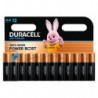 DURACELL Piles alcalines AA LR6 Optimum, 1,5V lot de 12 piles 5019068