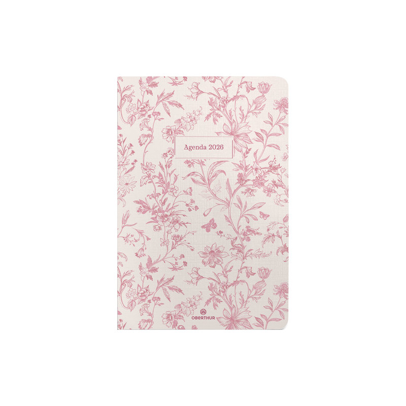 OBERTHUR Semainier 15 poche FSC vienne floral 815661