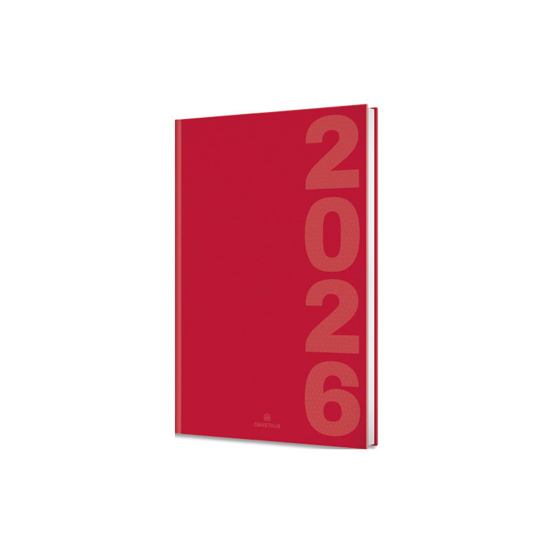 OBERTHUR Semainier 25 FSC dublin rouge 825412