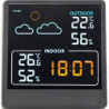 Thermomètre et hygromètre intérieur et extérieur, mémorisation des températures
