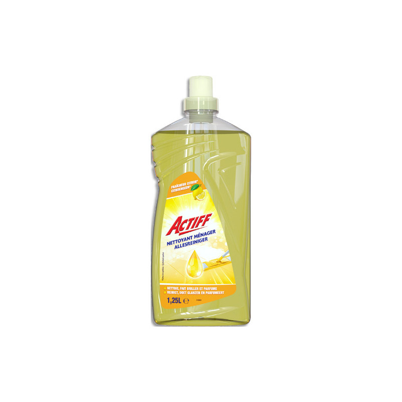 Nettoyant ménager parfum citron flacon 1,25l DD740