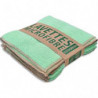 Lavette microfibre recyclée verte 38x38cm 220gr/m&sup2; - lot de 5 HI680