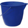 Seau rond 12l bleu avec bec PE452