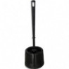 Ensemble noir balayette w.c avec socle PE521