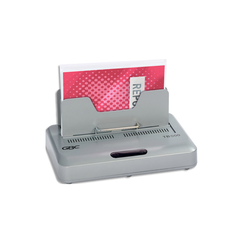 GBC Machine à relier thermique TB500, relie jusqu&#39;à 500 feuilles (70 g&#47;m&sup2;)