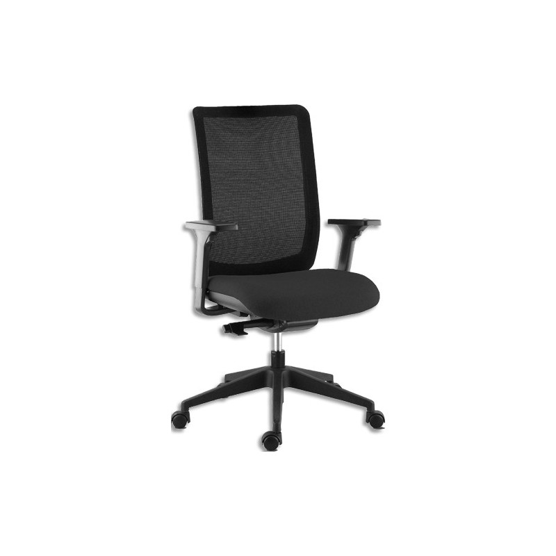 SOKOA Fauteuil haut dossier résille équipé d&#39;un mécanisme synchrone autorégulé + translat WR86Z15009000