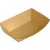 Boîte 250 Barquettes rectangulaire kraft 500 ml 500250BAK