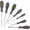 STANLEY Jeu 7 tournevis 2 electricien + 2 mécanicien + 3 Pozidriv