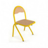 Chaise 4 pieds maternelle - appui sur Table ral: jaune 1023T2