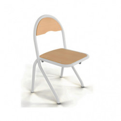 Chaise 4 pieds maternelle -...