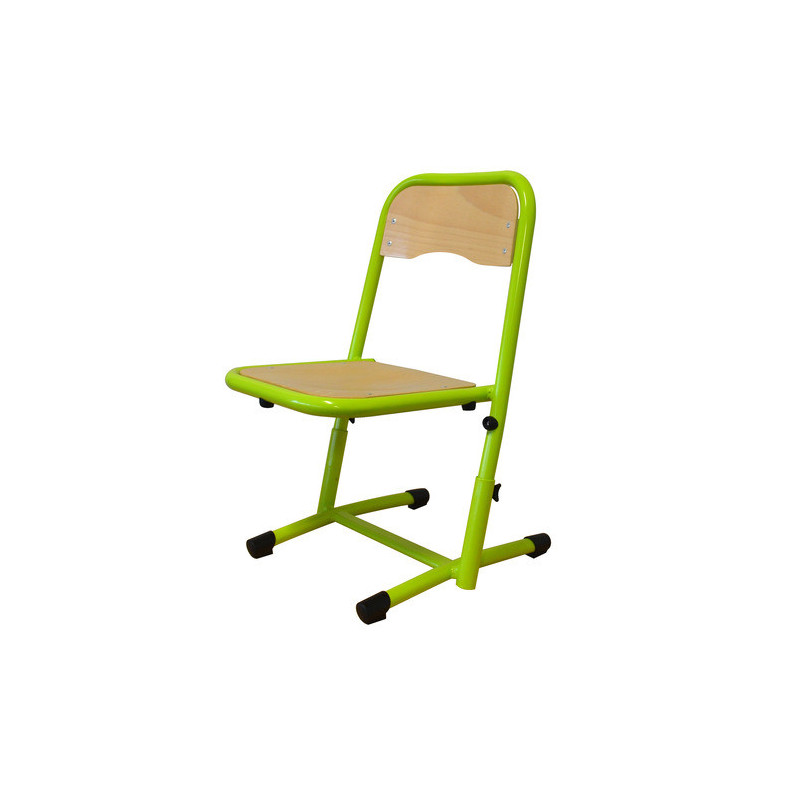 Chaise coque ast maternelle ral: vert granny 6029T2